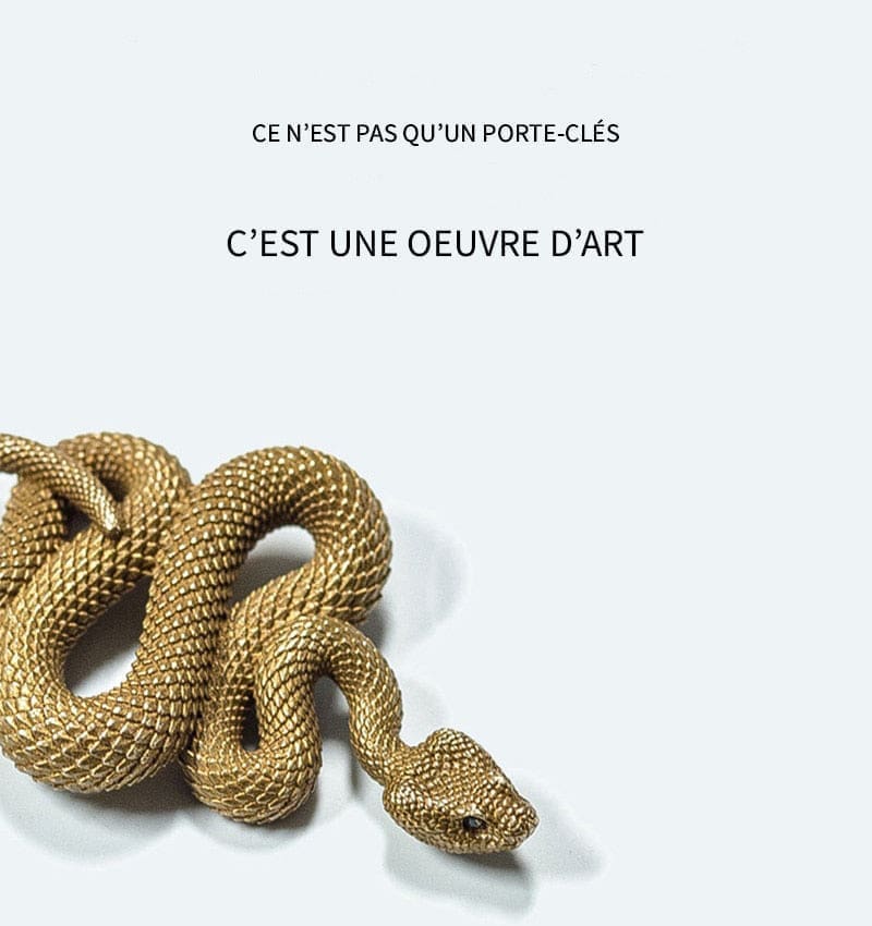 Porte-clés Serpent Strass Multicolore - Pendentif Décoratif Alliage 15.7 Cm - Cadeau Élégant, Style Rétro